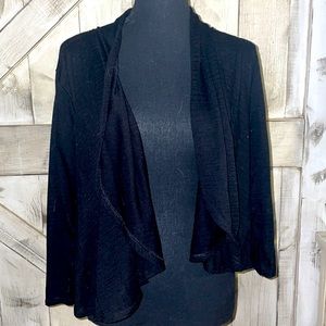 Black Petite Large Sweater